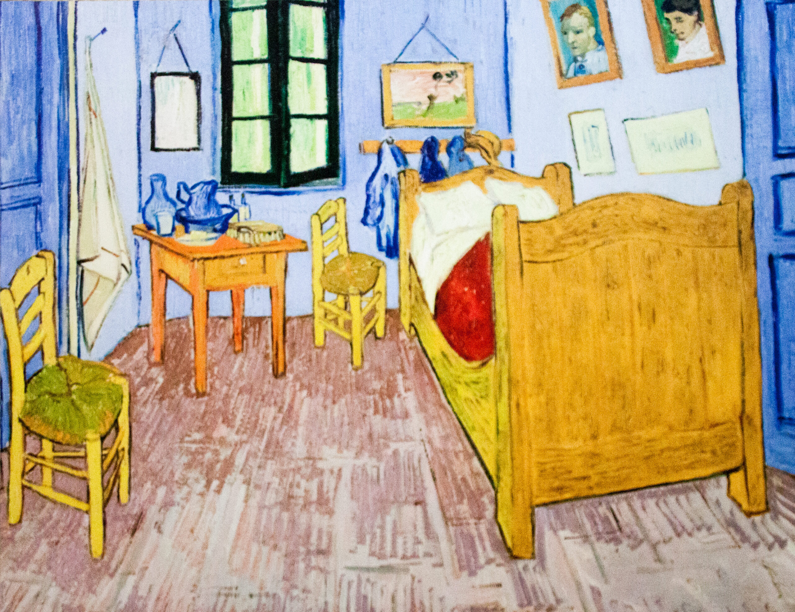 フィンセント・ファン・ゴッホ《アルルの寝室（Bedroom in Arles）》1889年