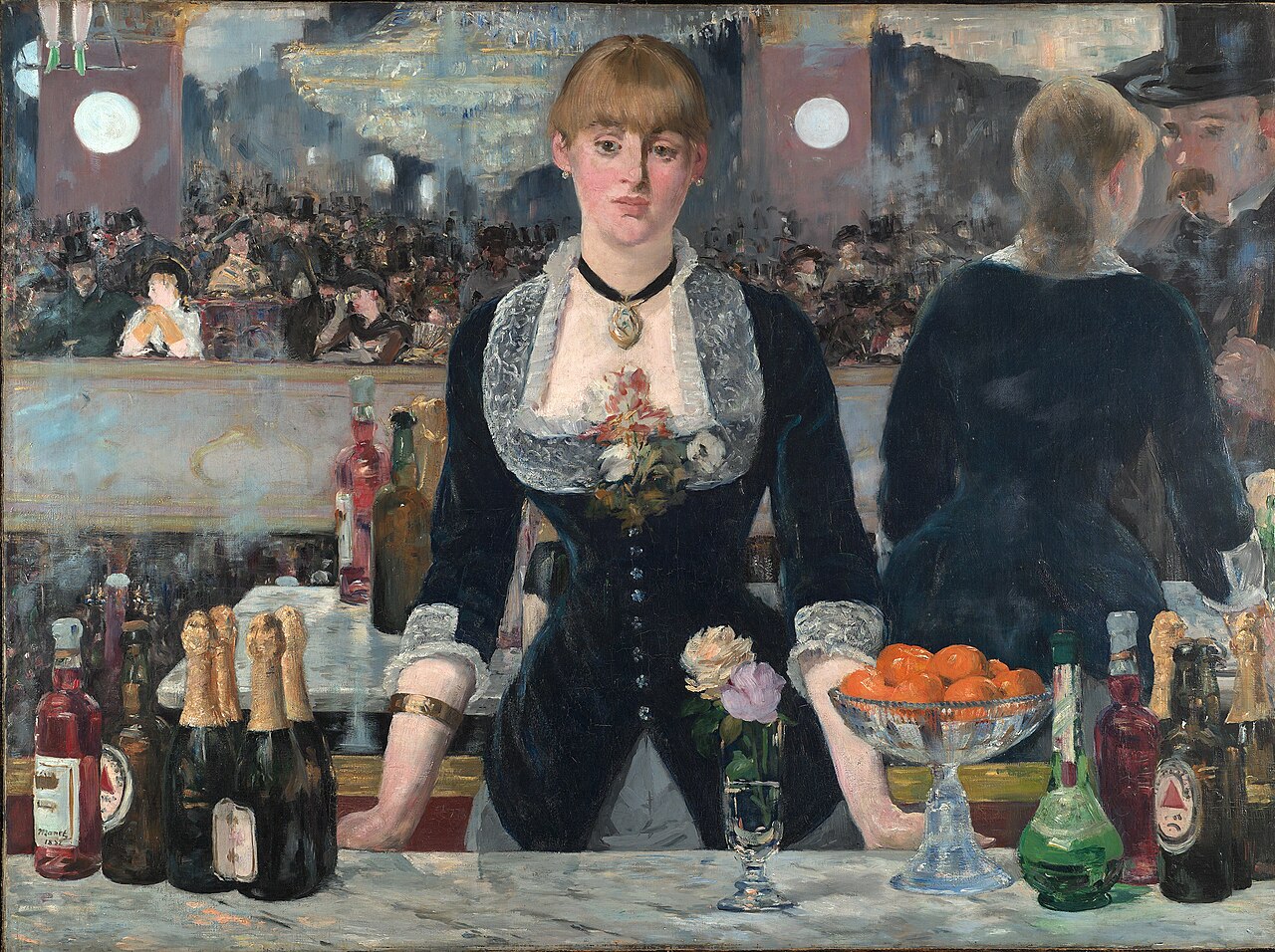 エドゥアール・マネ《フォリー・ベルジェールのバー》1882年