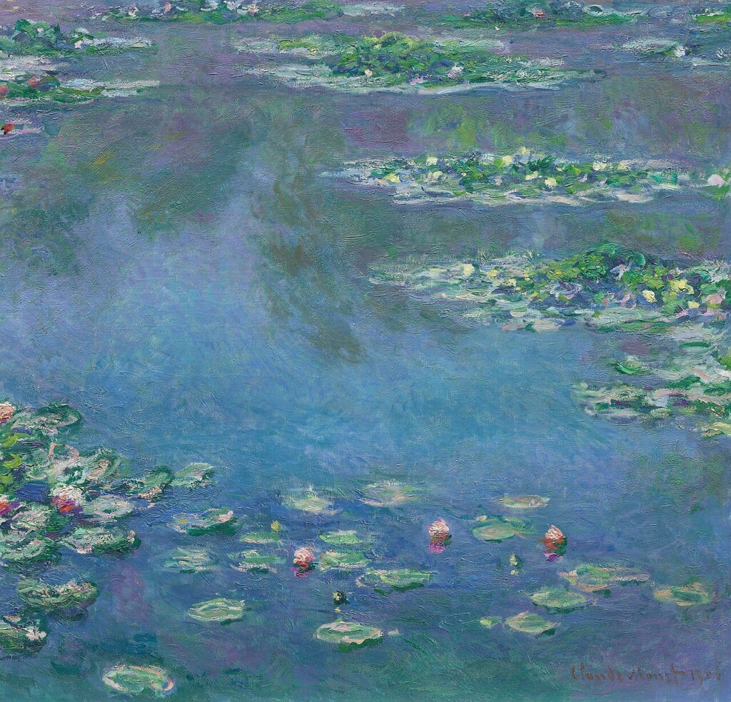 クロード・モネ《睡蓮》1906年 シカゴ美術館蔵