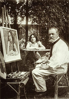 フェルディナント・ホドラー 1916年 パウル・ボンゾン撮影