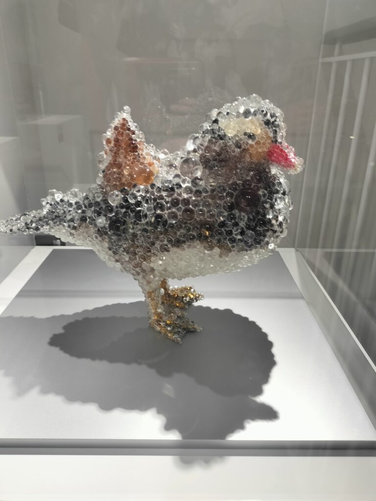 名和晃平《PixCell – Mandarin Duck》2018年|UESHIMA MUSEUM