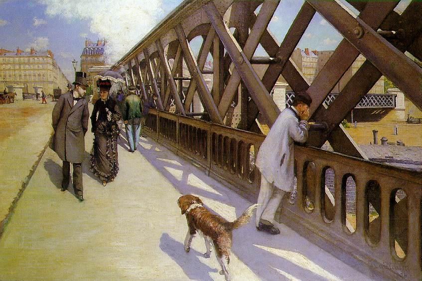 ギュスターヴ・カイユボット《ヨーロッパ橋》1876年