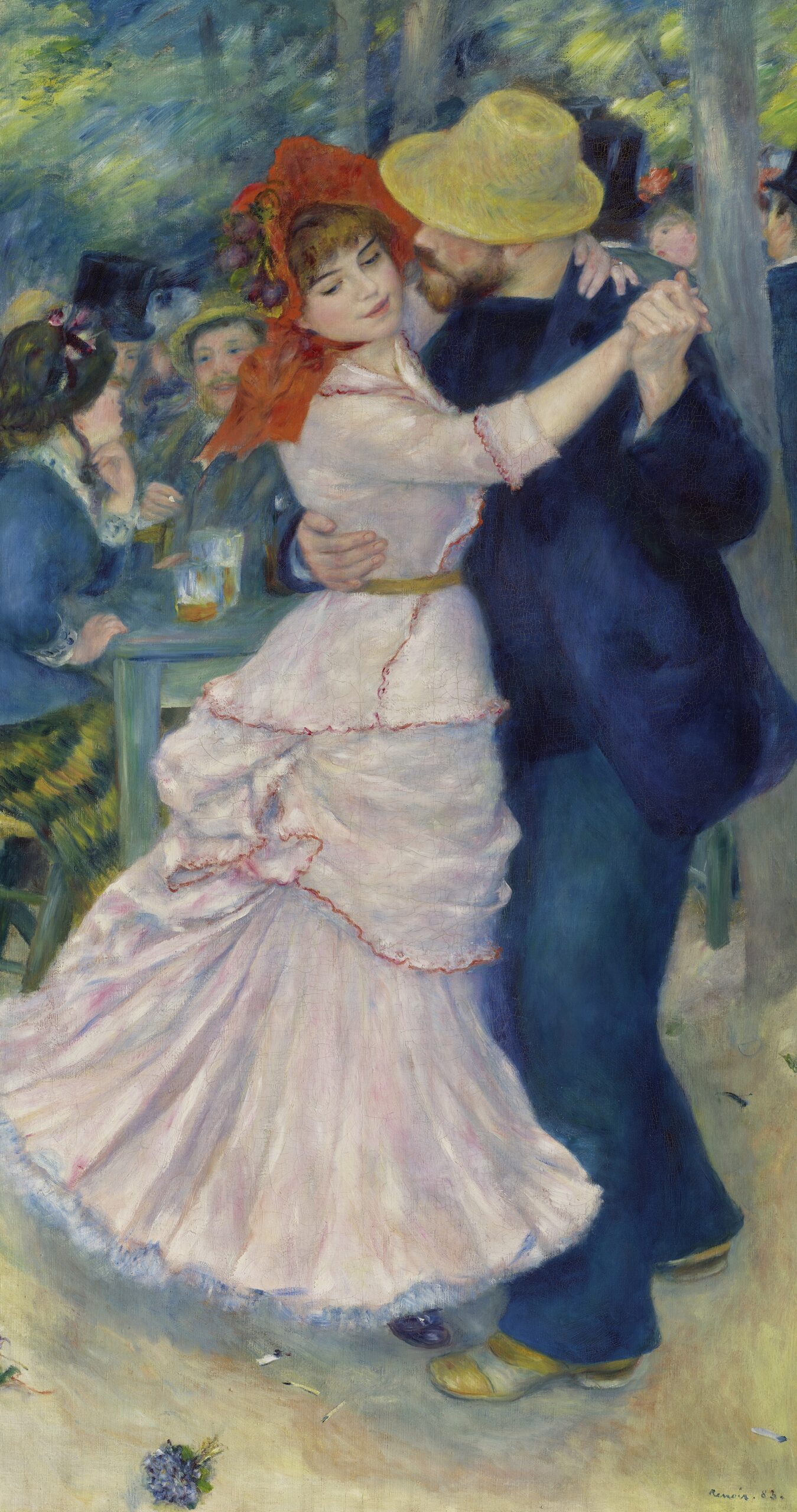 ルノワール《ブージヴァルのダンス》1883年 ボストン美術館蔵