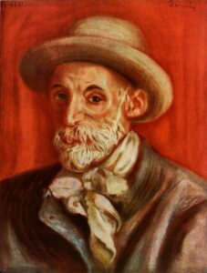 ピエール＝オーギュスト・ルノワール《自画像》1910年