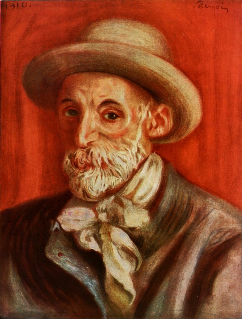 ピエール＝オーギュスト・ルノワール《自画像》1910年
