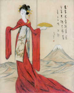竹久夢二《立田姫》1931年