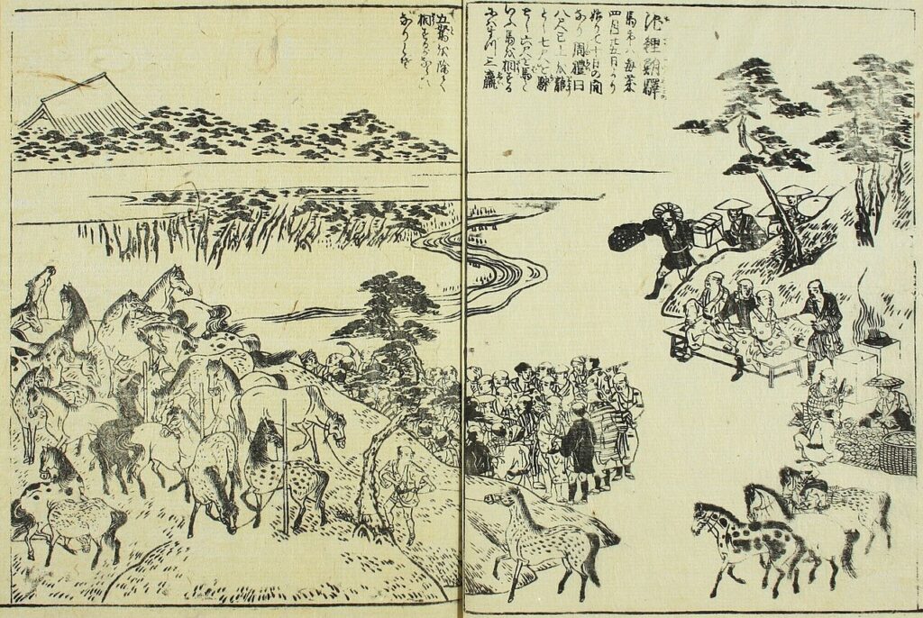 『東海道名所図会』池鯉鮒の図