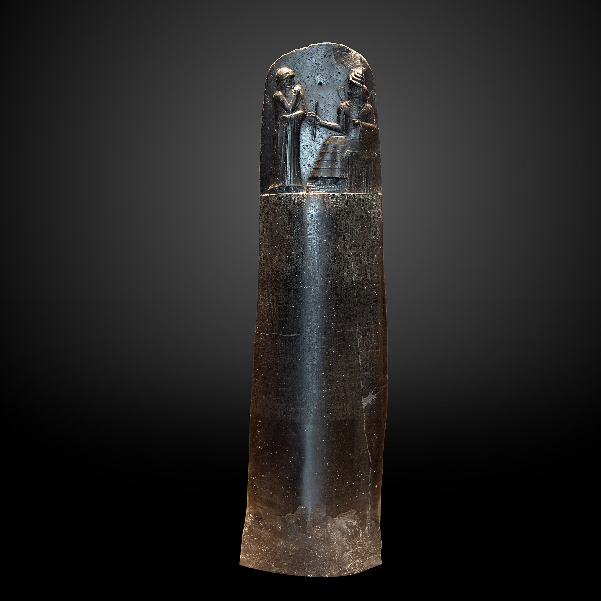ハンムラビ法典碑 ルーヴル美術館蔵 古代オリエント