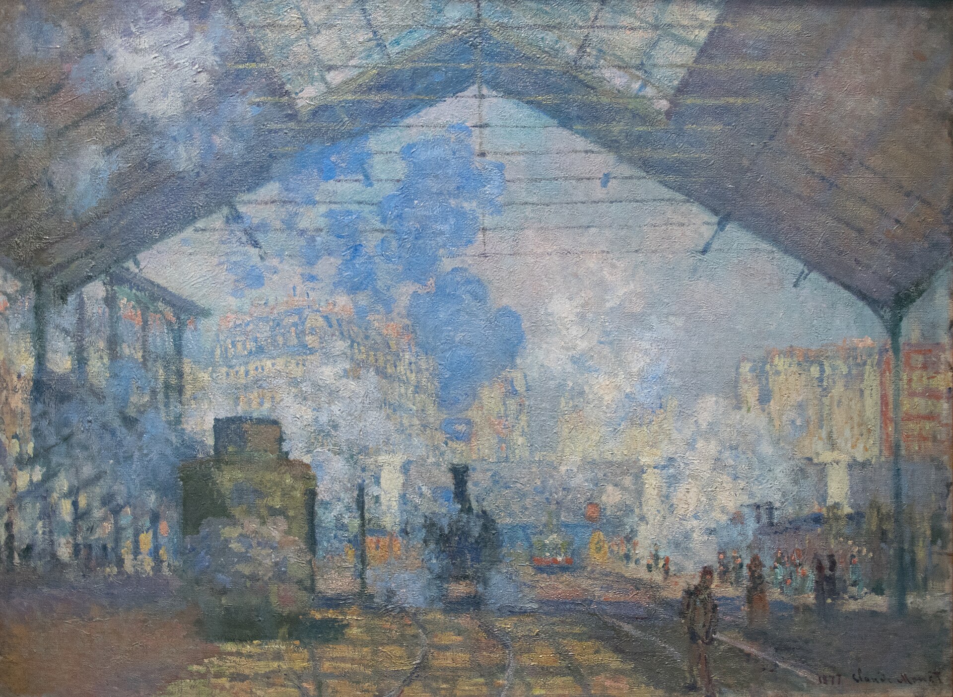 モネ サン=ラザール駅 1877年 オルセー美術館蔵