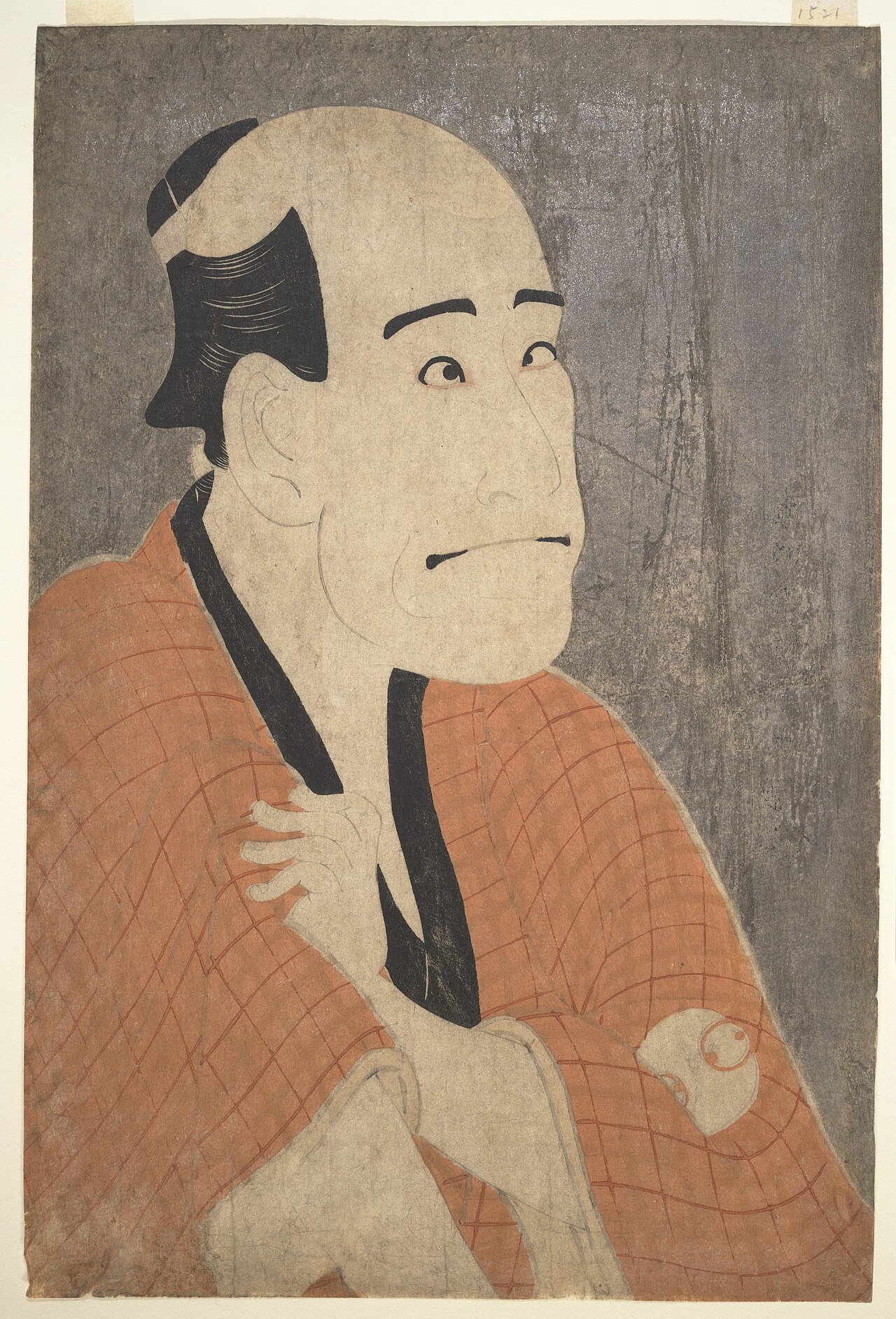 東洲斎写楽 二代目嵐龍蔵の金貸石部金吉 寛政6年 大判錦絵