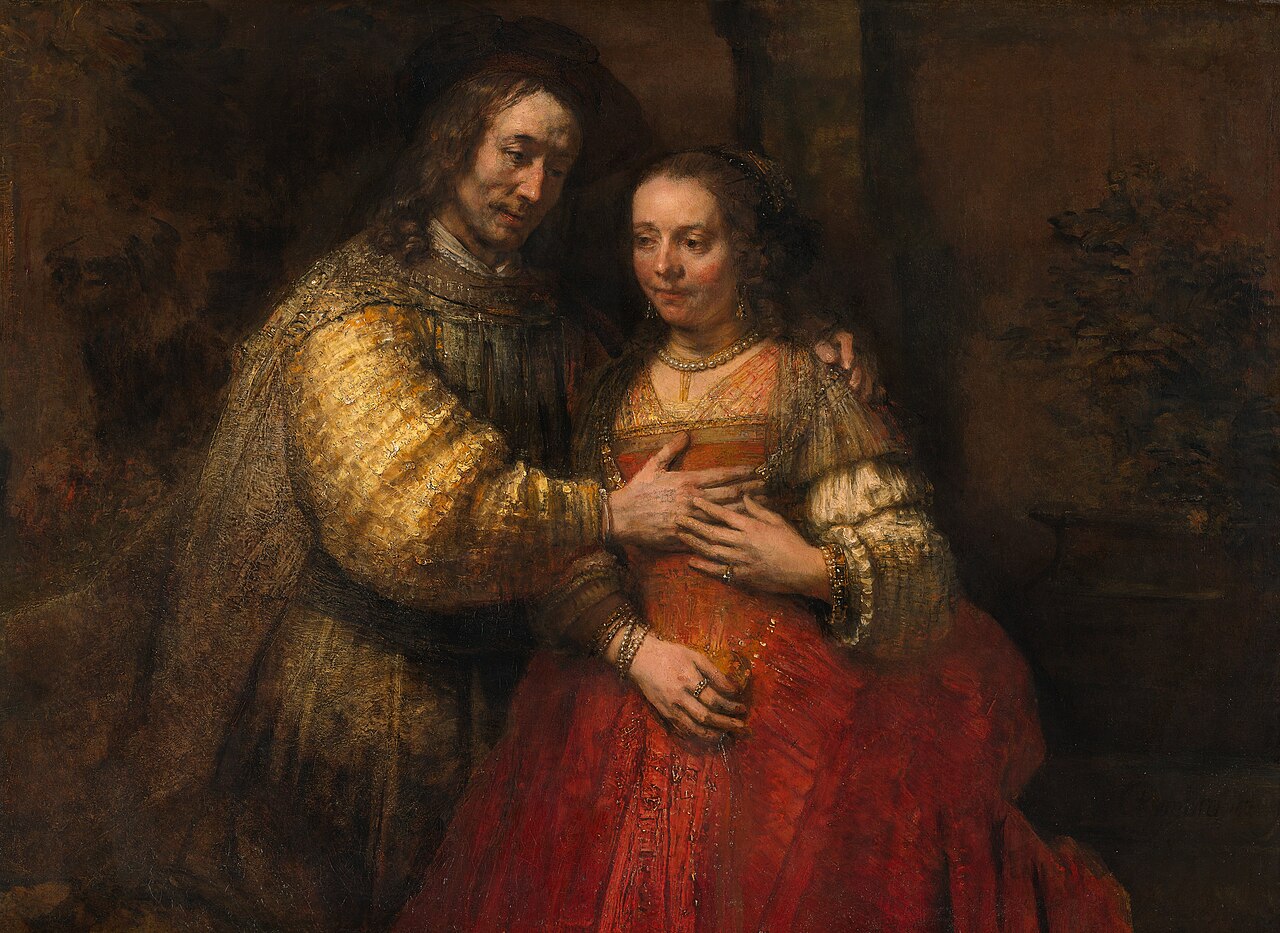 レンブラント《ユダヤの花嫁》1665〜1669年頃