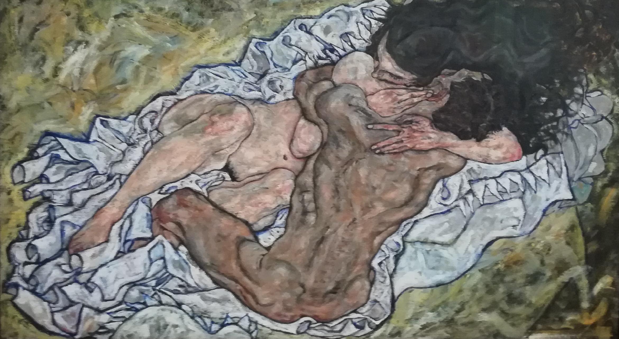 エゴン・シーレ《抱擁》1917年