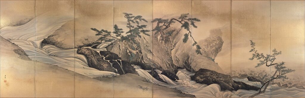 保津川図屏風 円山応挙