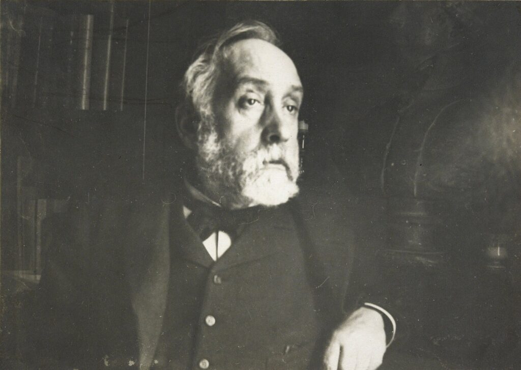 エドガー・ドガのセルフポートレート写真 1895年頃