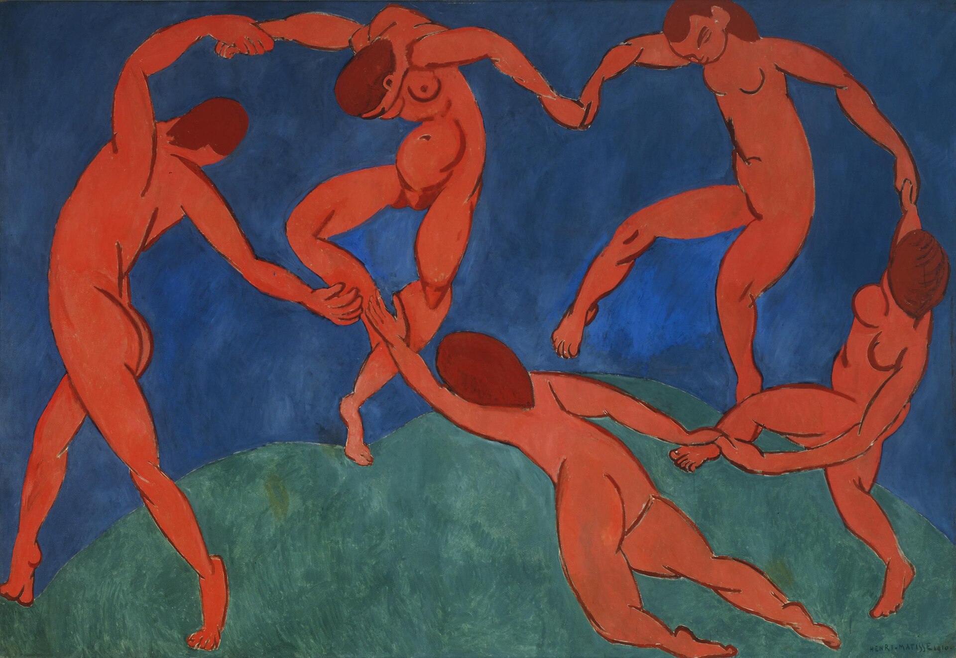 アンリ・マティス ダンス 1910年 エルミタージュ美術館